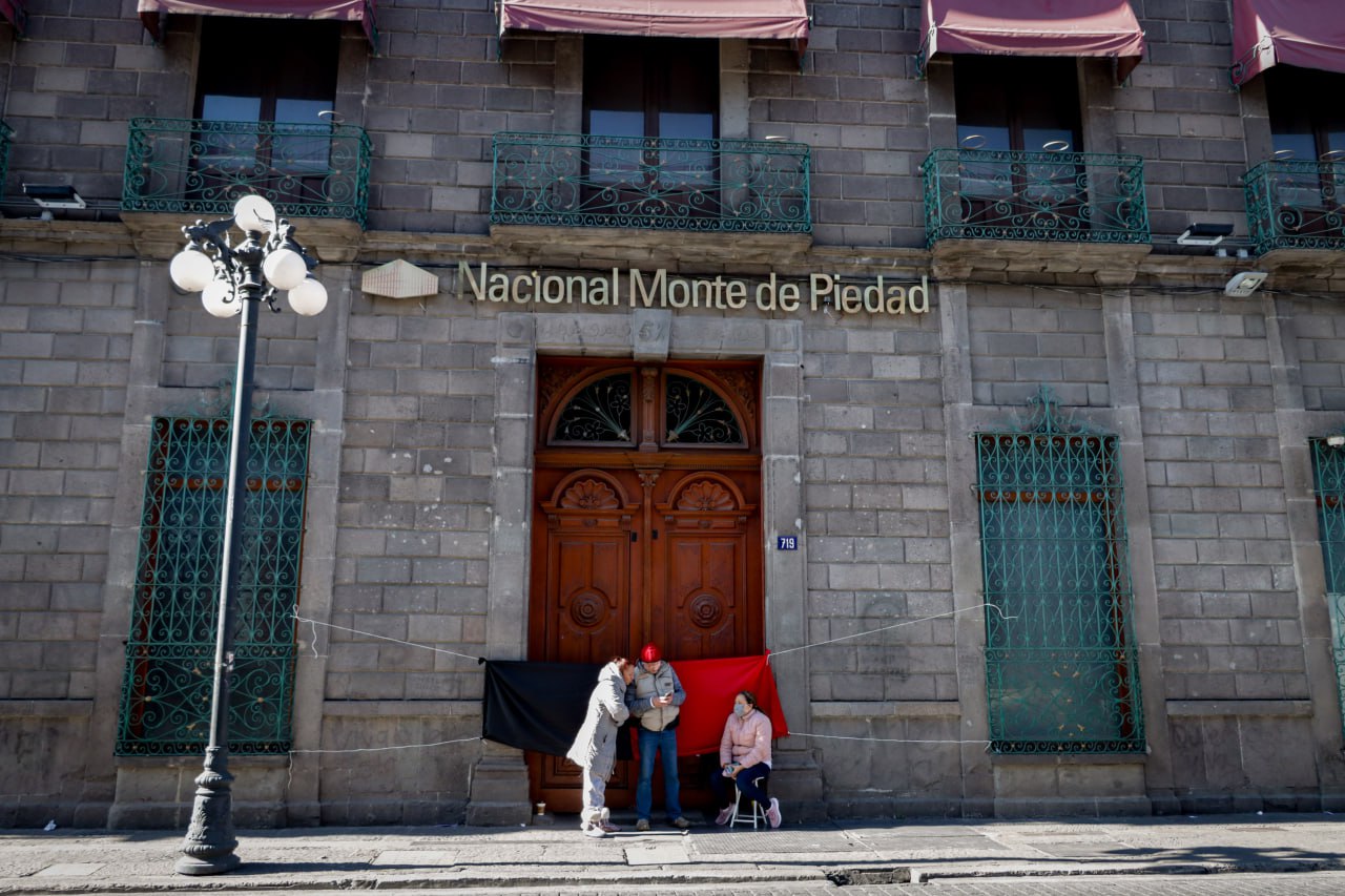 Esta es la primera huelga en la historia del Sindicato Nacional de Trabajadores del Nacional Monte de Piedad |ESIMAGEN