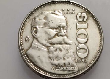 Cuánto valen los 100 pesos de Carranza, la moneda de la hiperinflación con acabado espejo