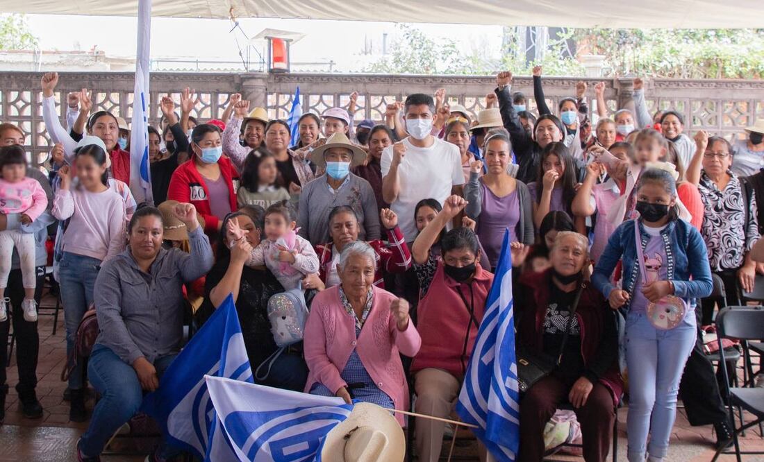 Lalo Rivera estuvo con militantes de cuatro municipios este viernes | Foto: Especial