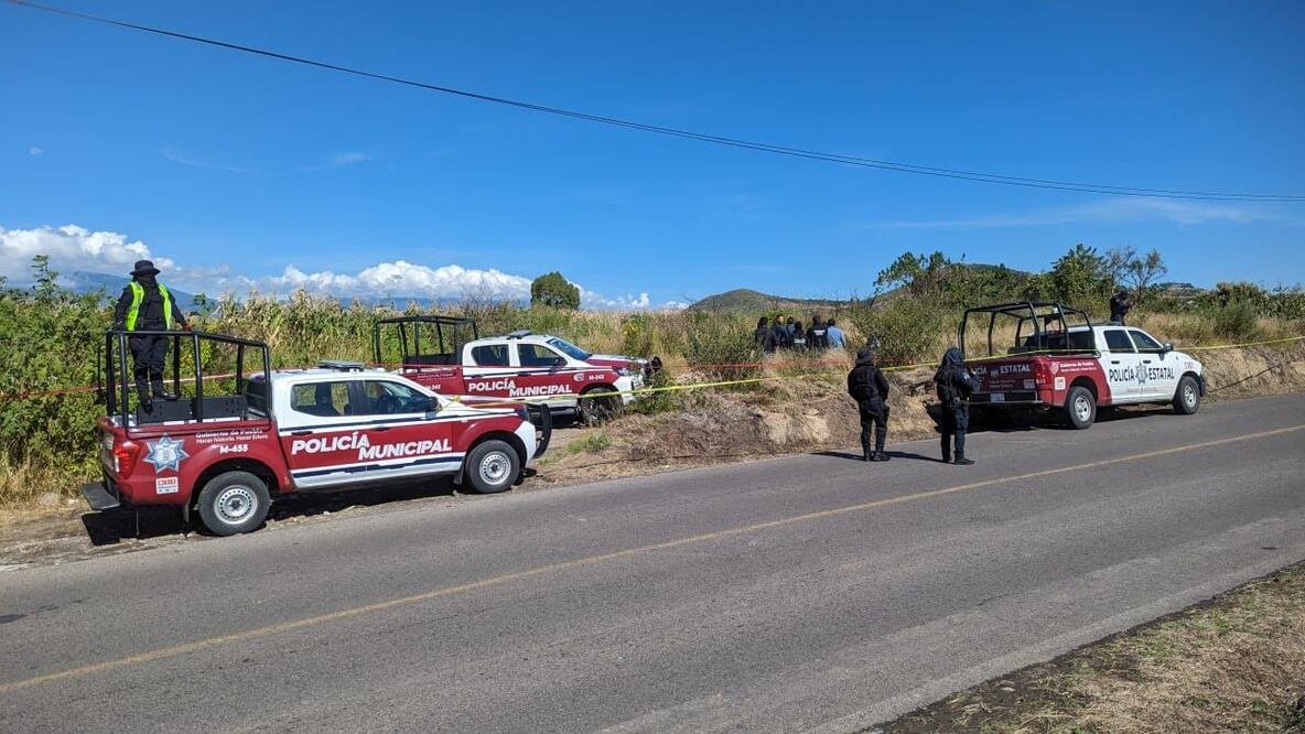 En Santa Isabel Cholula se encontró un cadáver desmembrado y embolsado a orillas de la carretera | Foto: Agencia Es Imagen para El Universal Puebla