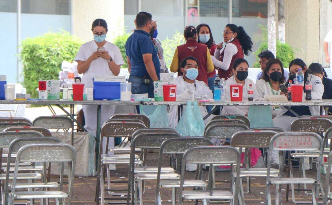 Desde que llegó la vacuna Abdala a Puebla en 2022 pocas son las personas que acuden a las jornadas | Foto: Agencia Es Imagen para El Universal Puebla