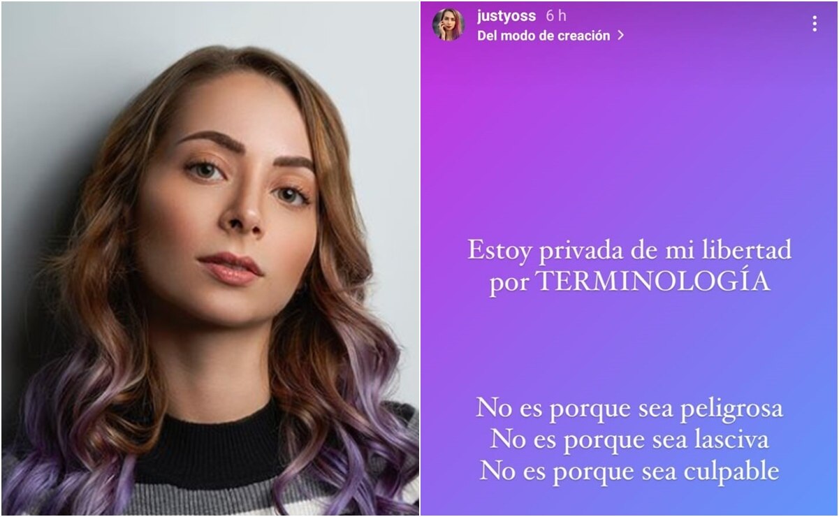 YosStop responde: "Estoy privada de mi libertad por terminología, no por ser culpable"