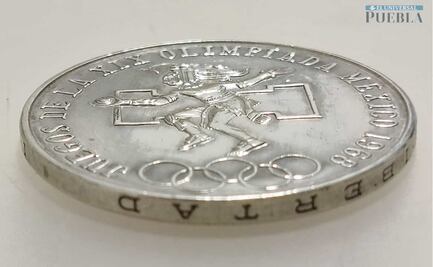 Cuánto vale hoy la moneda de plata de los Juegos Olímpicos de México 1968