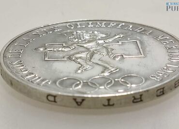 Cuánto vale hoy la moneda de plata de los Juegos Olímpicos de México 1968