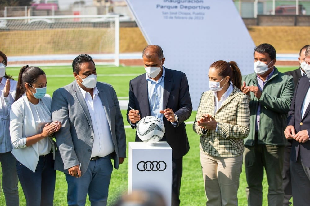 Audi México inaugura parque deportivo en San José Chiapa / Foto: audi-mediacenter.com/en/press-release