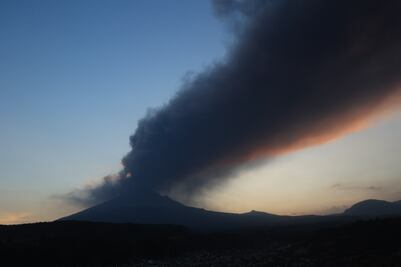 Actividad del Volcán Popocatépetl no representa un riesgo para la población, aseguran autoridades