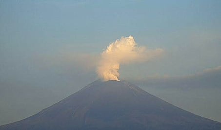¿Cómo amaneció el Popocatépetl? 17 de abril 2021