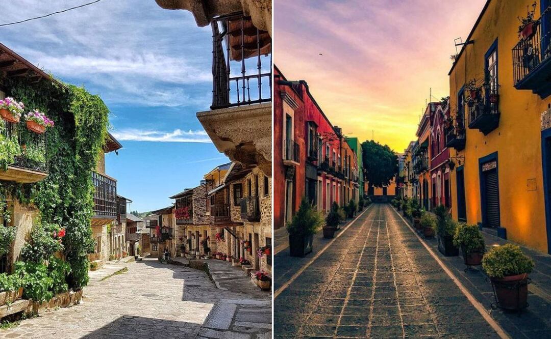 Puebla de Zaragoza en México y Puebla de Sanabria en España tienen mucho parecido | Foto: Instagram Loves Puebla / Instagram Spain