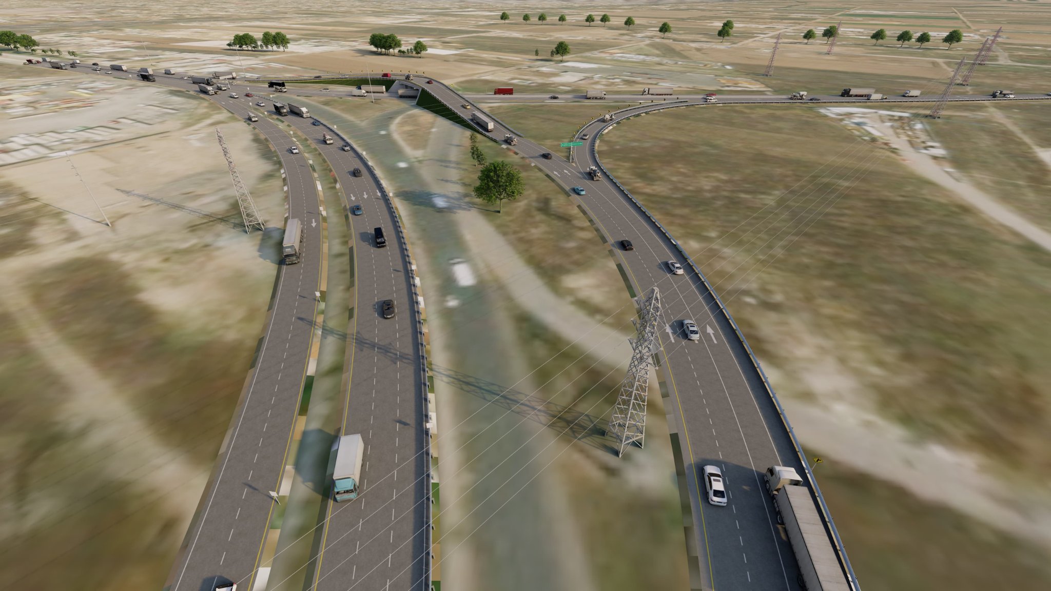 El gobernador Sergio Salomón construye el nuevo distribuidor vial Puebla-Tlaxcala para mejorar la movilidad en la zona I Foto: Secretaría de Infraestructura