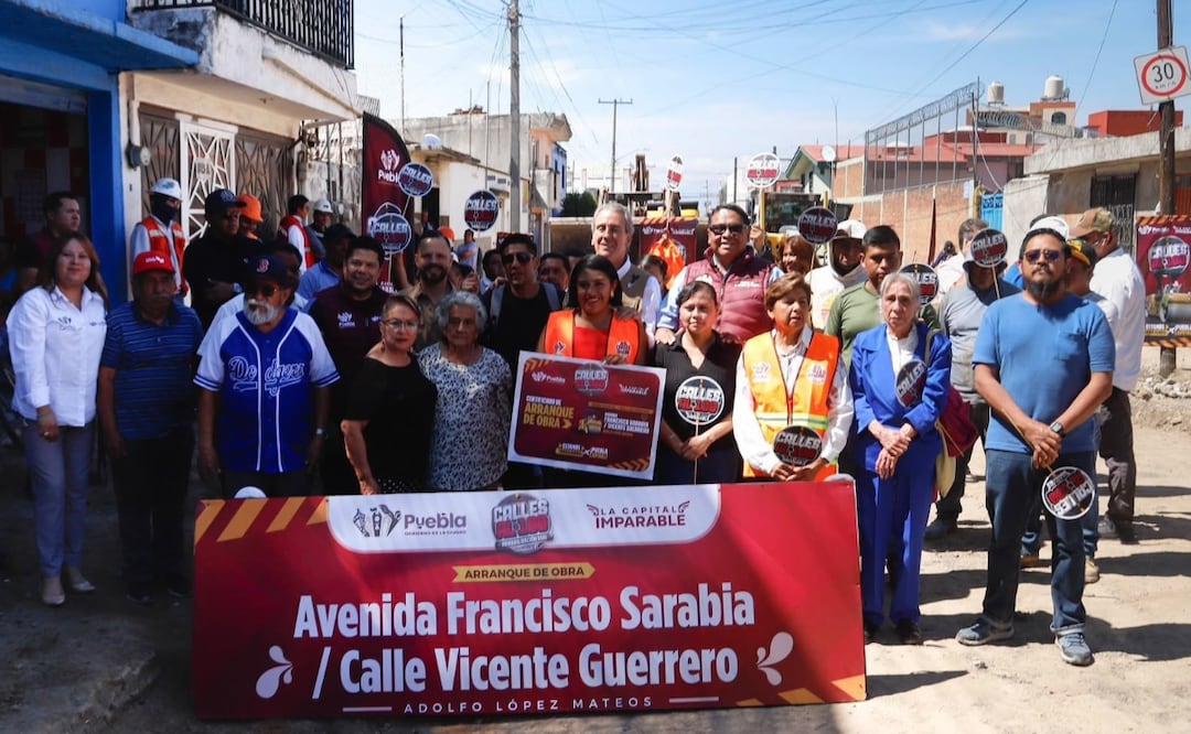 El secretario de Movilidad e Infraestructura informó que, se intervendrá una superficie total de 4 mil 768 metros cuadrados | Foto: Ayuntamiento de Puebla