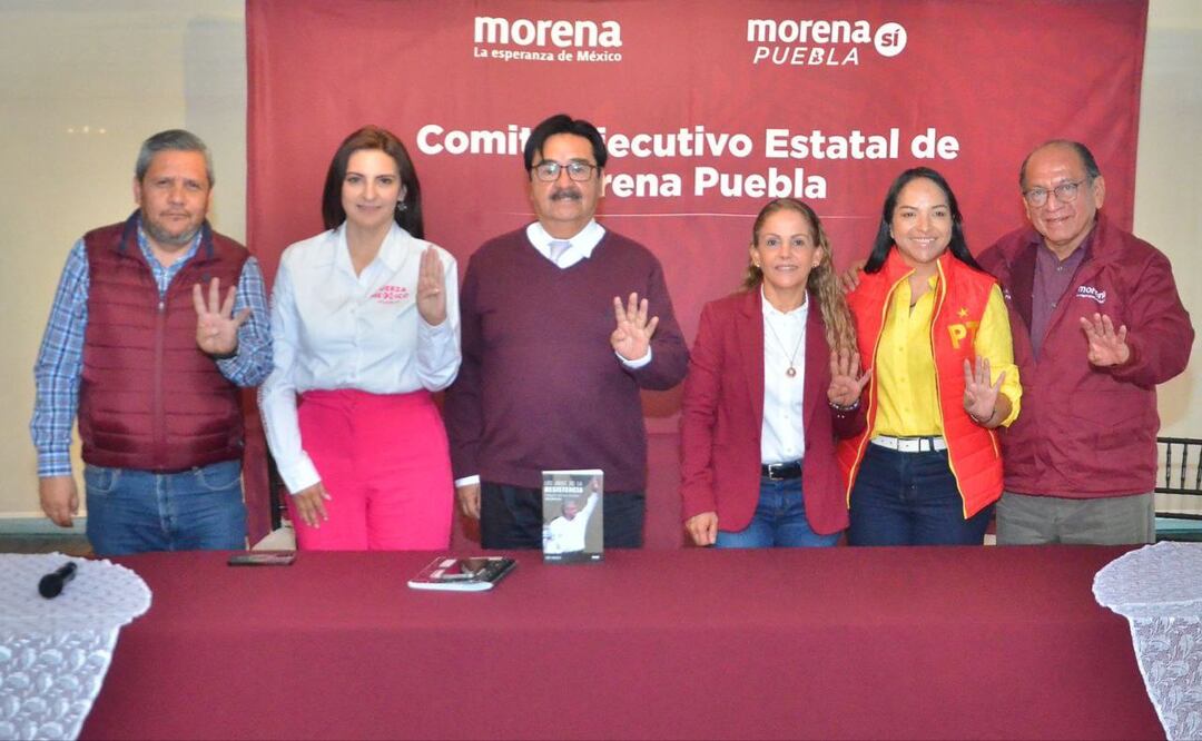 Los dirigentes de la 4T dieron conferencia de prensa este miércoles 6 de marzo | Foto: Especial