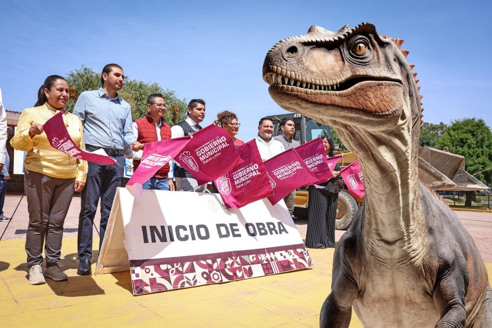 El Dino Parque de Cuautlancingo tendrá dinosaurios robóticos | Foto: X Omar Muñoz