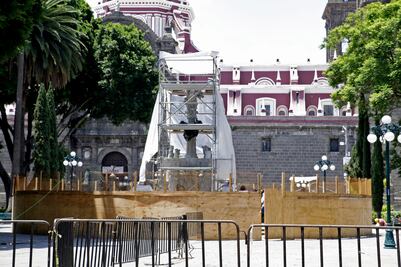 Zócalo de Puebla estará listo para el Grito de Independencia