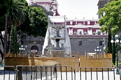 Zócalo de Puebla estará listo para el Grito de Independencia