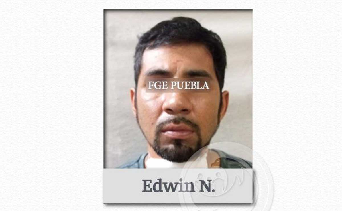 Edwin N. fue encontrado penalmente responsable del delito de violación agravada cometido en contra de su sobrina de 10 años | Foto: FGE Puebla