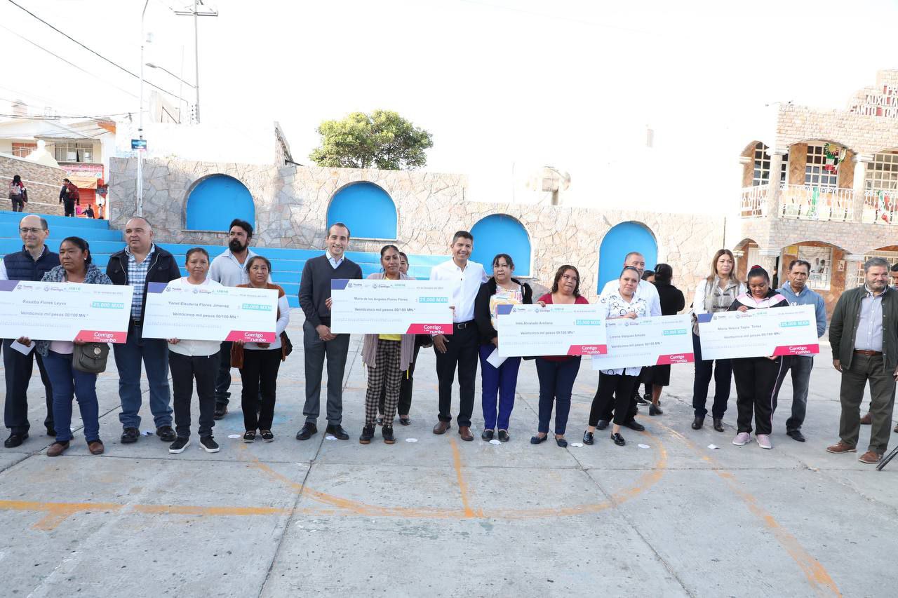 Ayuntamiento de Puebla entrega 5 mil Créditos Contigo