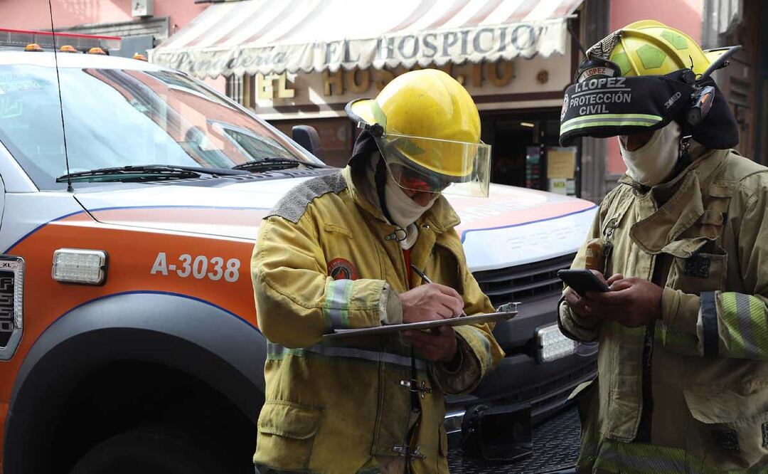 Una fuga ocasionó que un tanque de gas LP de 30 kilos explotará en Acatzingo | Foto: Agencia Es Imagen para El Universal Puebla