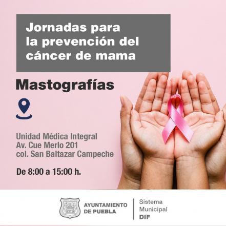 Ofrecen mastografías gratuitas en Puebla