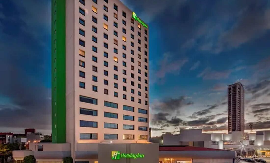 En este edificio inaugurado en 1999 se ubica uno de los hoteles más lujosos de Puebla. Foto: Holliday Inn