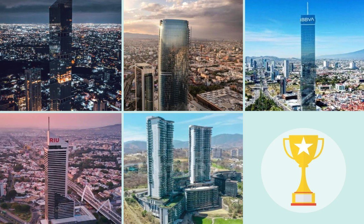 ¿Cuánto mide el rascacielos más alto de Puebla y qué lugar ocupa a nivel nacional?