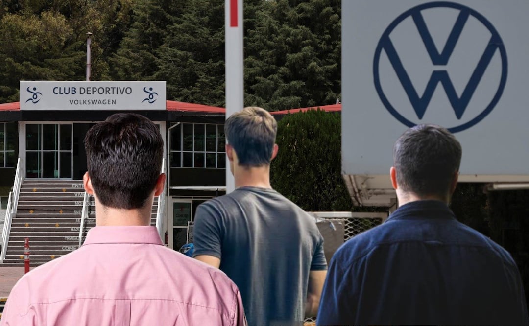 Trabajadores despedidos de Volkswagen Puebla se reunieron este sábado en la Unidad Deportiva de la empresa | Foto: EsImagen/Getty Images
