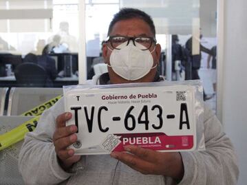Cambio de placas en Puebla obligatorio a partir de enero