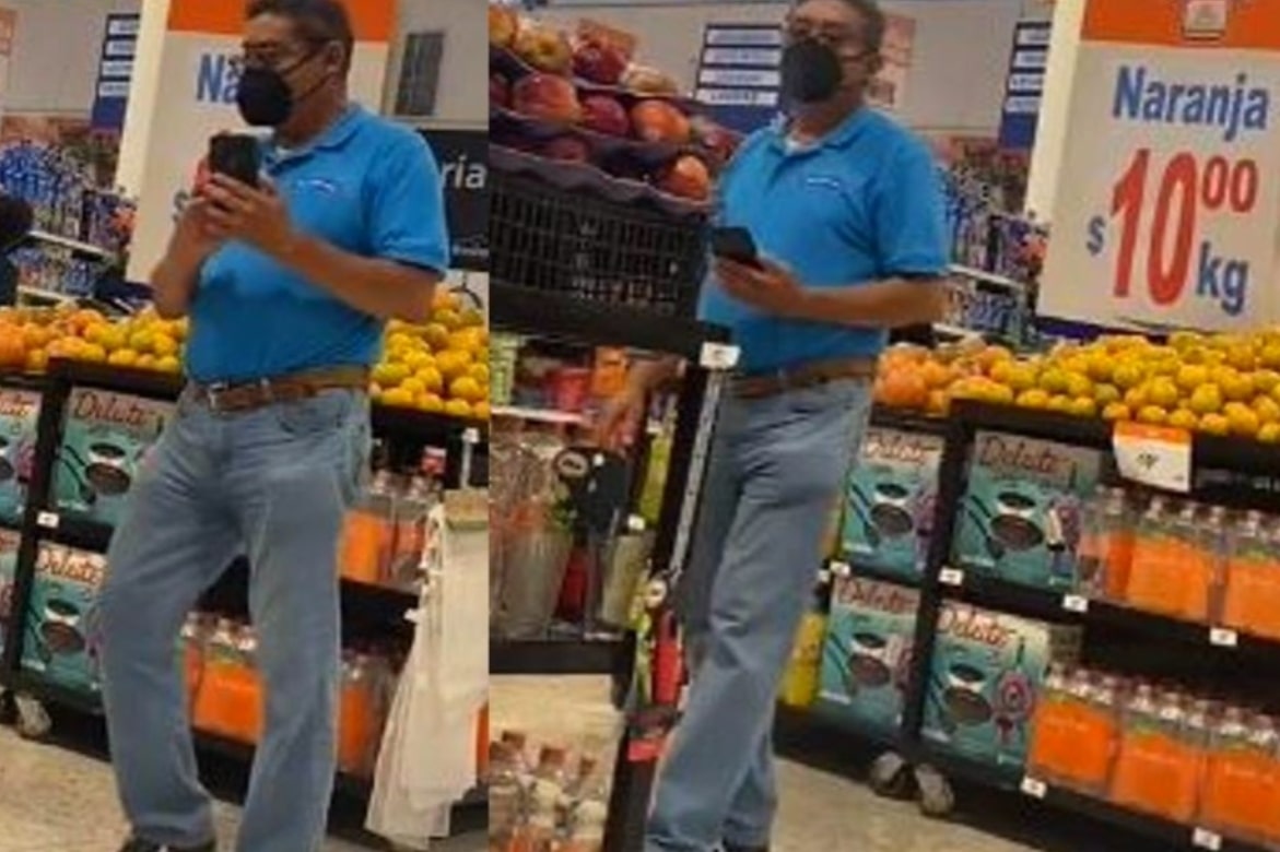 VIDEO. Exhiben a un acosador de mujeres en supermercado gracias a reto viral de TikTok