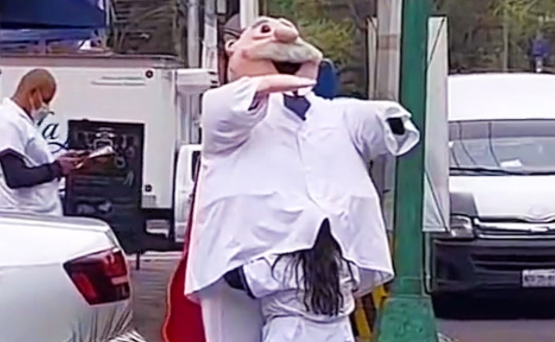 IMAGEN: Captura de video de Twitter @elPho3niX