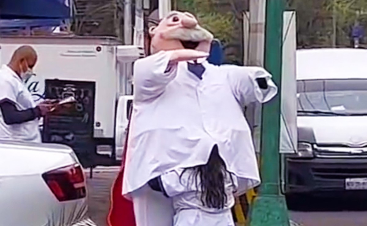 IMAGEN: Captura de video de Twitter @elPho3niX