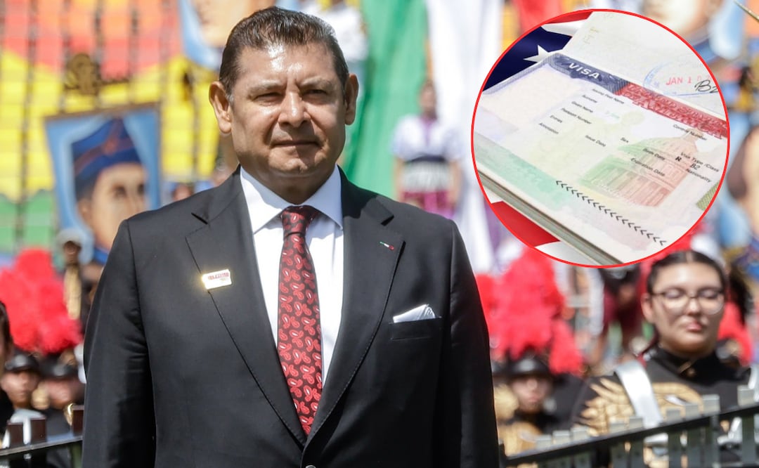 El Gobierno del estado de Puebla desmintió que el gobernador Alejandro Armenta el supuesto retiro de su visa de Estados Unidos I Foto: EsImagen/RRSS