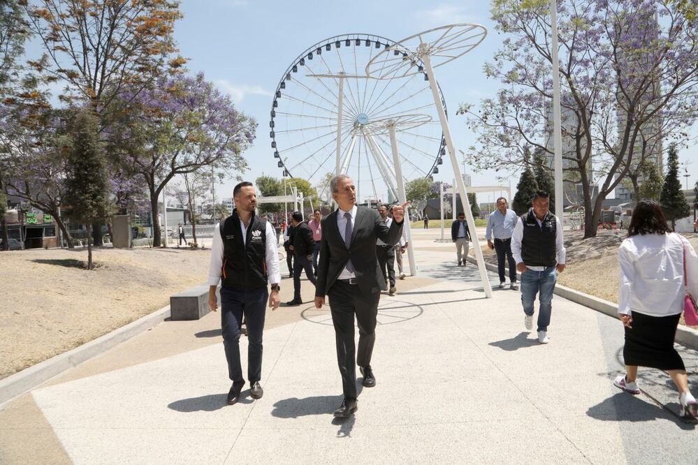 Pepe Chedraui recorrió las obras de Osa Mayor en Angelópolis | Foto: Ayuntamiento de Puebla
