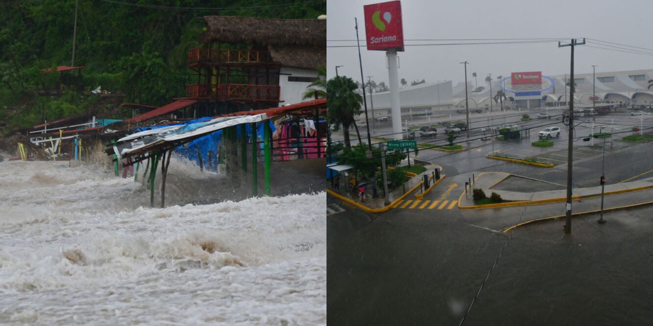 Afectaciones en Guerrero por el huracán John / Foto: EsImagen