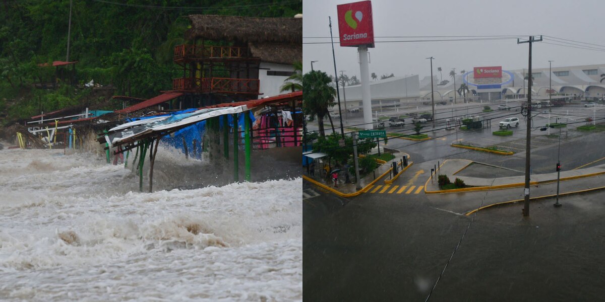 Afectaciones en Guerrero por el huracán John / Foto: EsImagen