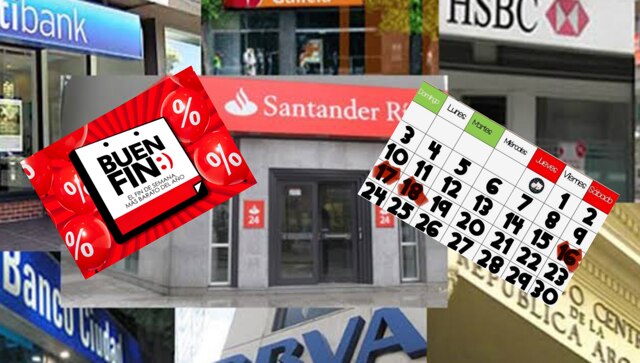 Sucursales bancarias permanecerán cerradas en el Buen Fin por ser día feriado I Foto: Especial