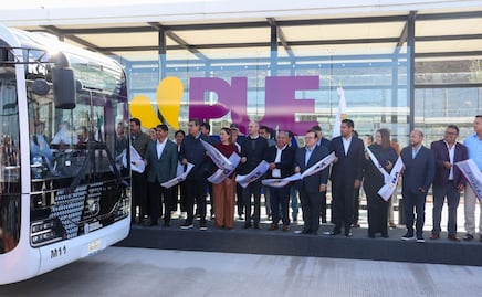 Gobernador de Puebla inaugura Línea 4 de la RUTA que comunica 6 municipios