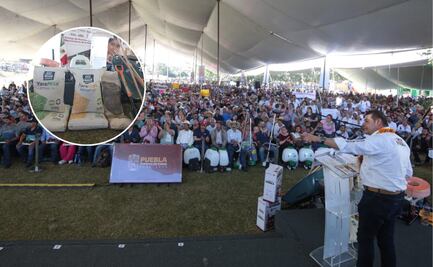 Insumos y tecnología para el campo impulsan soberanía alimentaria en Tenampulco: Armenta