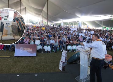 Insumos y tecnología para el campo impulsan soberanía alimentaria en Tenampulco: Armenta