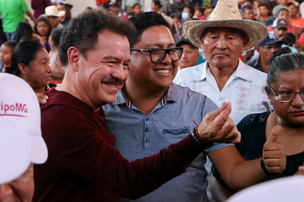 Nacho Mier sostuvo ante militantes y simpatizantes de Morena que Puebla y México merecen un futuro mejor | Foto: Especial