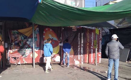 Aseguran a tres hombres en la Central de Abasto de Puebla