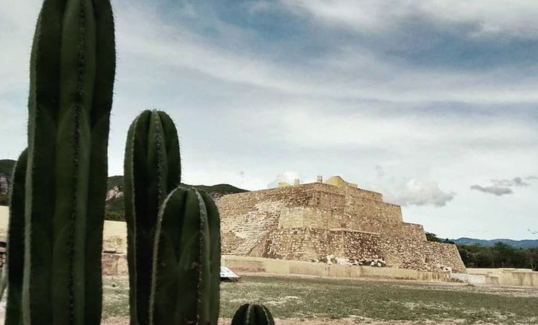 La Mesa es una zona arqueológica con una vista privilegiada del valle de Tehuacán. | Foto: Instagram Zona Arqueológica de Tehuacán