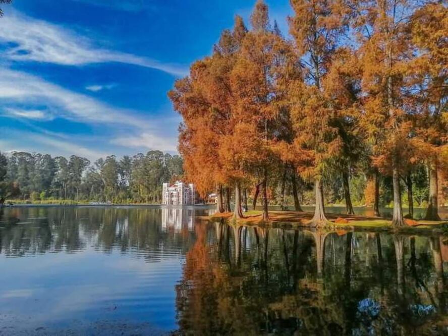 En la Ex Hacienda de Chautla podrás recorrer este maravilloso lago | Facebook Ex Hacienda de Chautla