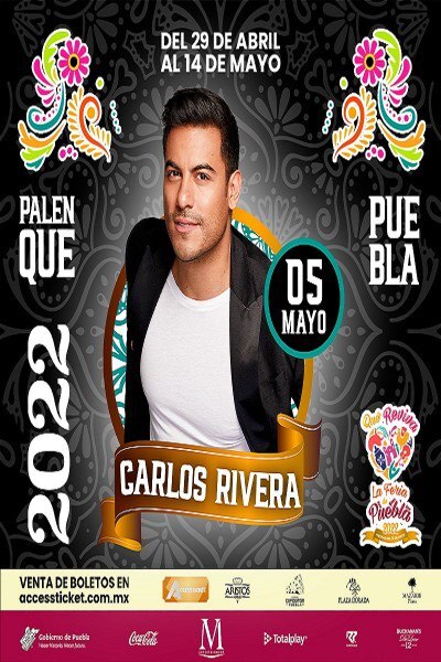 Carlos Rivera abre nueva fecha en el Palenque de Puebla