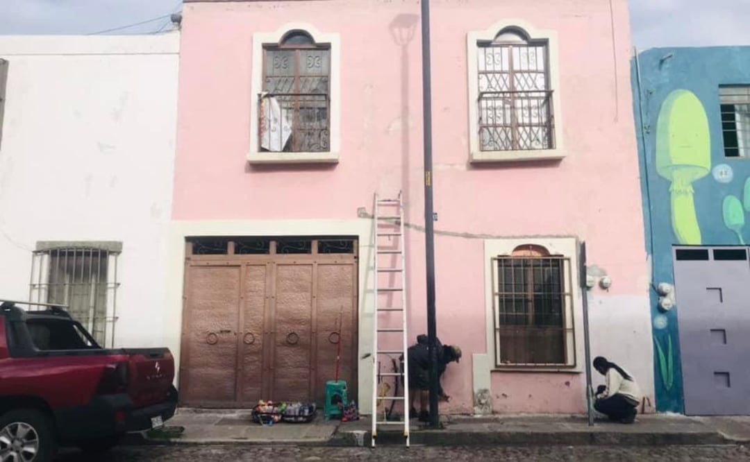 Así lucía el Barrio de Xanenetla hace 10 años sin sus murales. | Foto: Especial