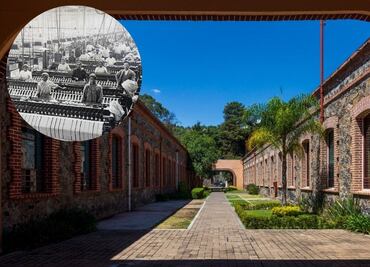 Este es el balneario de Puebla que está dentro de una fábrica