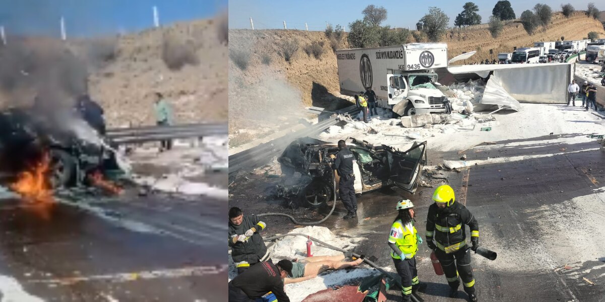 Autopista México-Puebla con cierre de circulación en este tramo hoy 31 de mayo