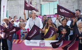 Ayuntamiento de Puebla inicia pavimentación en la colonia El Salvador 