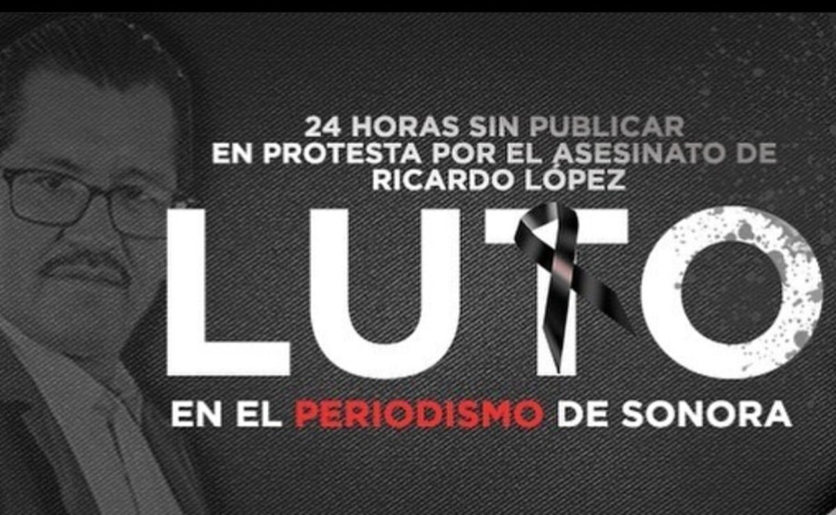 Protestan por el asesinato del periodista Ricardo López