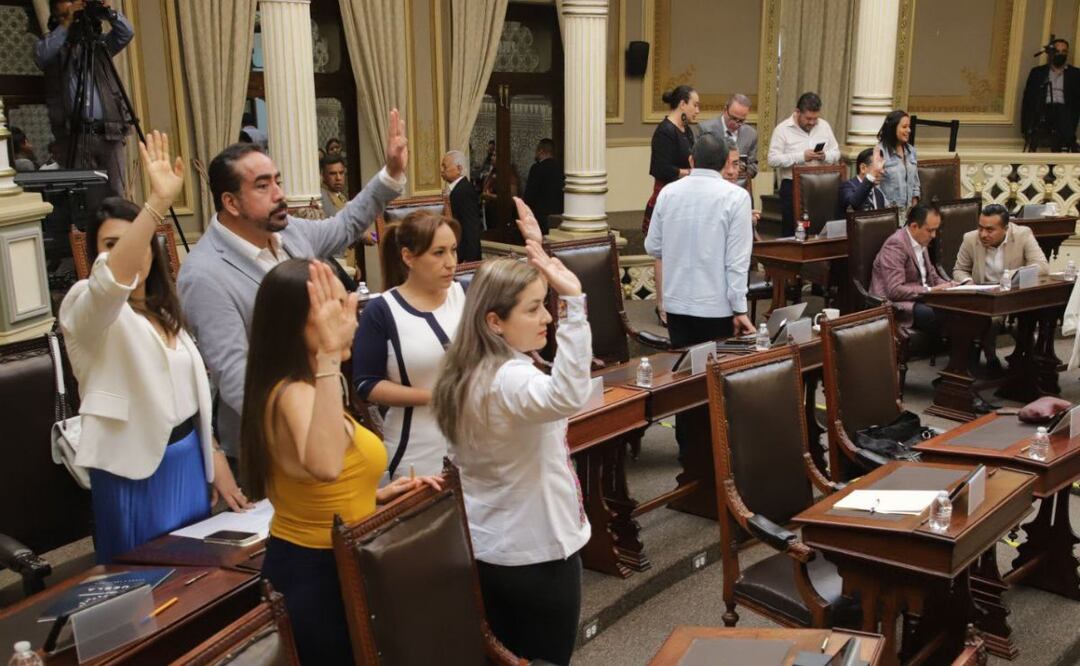 Este viernes 19 de mayo sesionó el Congreso de Puebla. | Foto: Agencia Es Imagen para El Universal Puebla