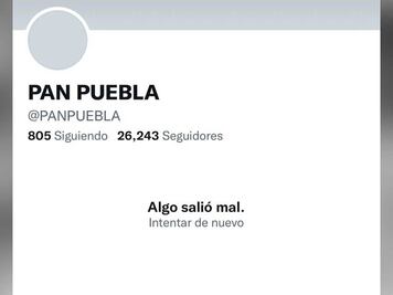 Se queda PAN Puebla sin Twitter