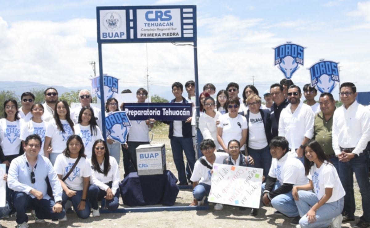 Nuevo edificio de la preparatoria de Tehuacán, del Complejo Regional Sur de la BUAP | Foto: Buap